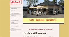 Desktop Screenshot of cafe-habrich.de