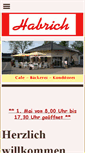 Mobile Screenshot of cafe-habrich.de